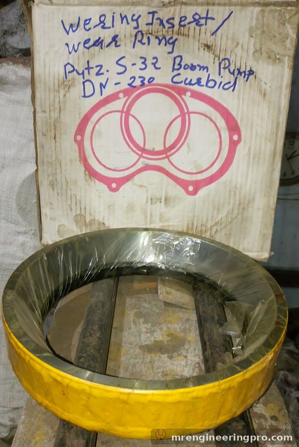 Carbide cutting ring wear insert DN230 for Putzmeister S-32 boom pump