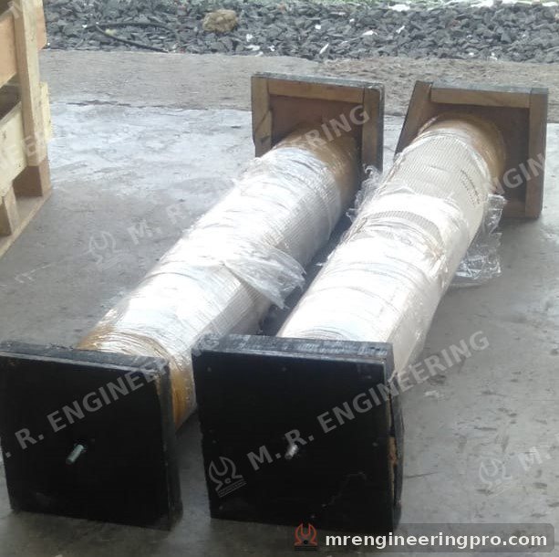 Hard-chrome pumping cylinders for Schwing SP1400 concrete pump, packed